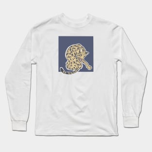 Leopard Bath Square Long Sleeve T-Shirt